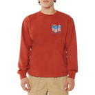 Ameri-Cans Crew Red Fleece L/S PULLOVER PARTY PANTS 