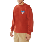 Ameri-Cans Crew Red Fleece L/S PULLOVER PARTY PANTS 