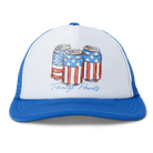 AMERI-CANS BLUE FOAM TRUCKER HATS PARTY PANTS 