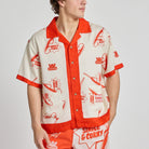 Feeling Corny Red Camp Shirt Woven PARTY PANTS 
