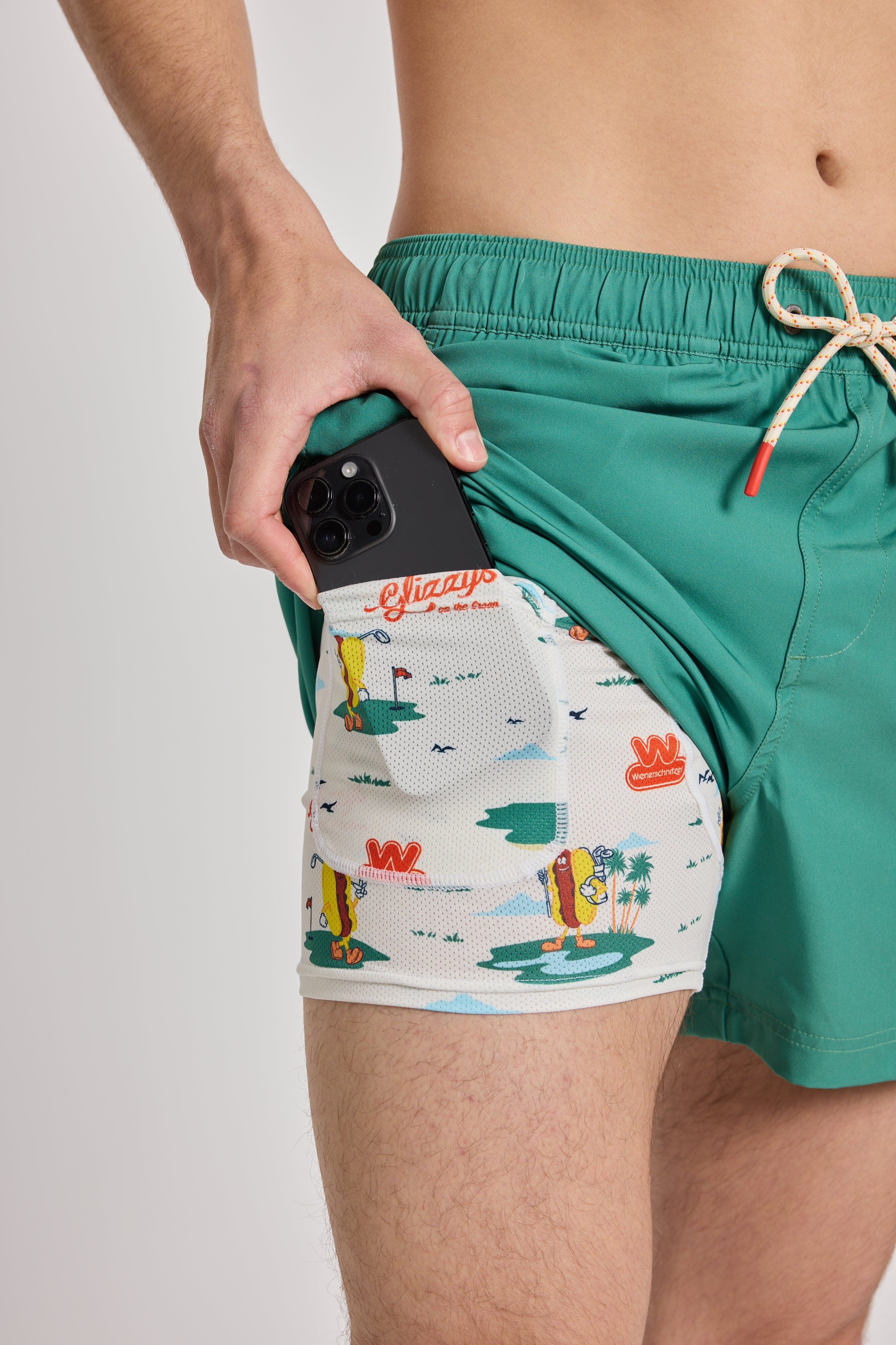 Glizzy On The Green Green Game Changer Short 5" Game Changer Short PARTY PANTS 