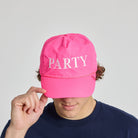 Party Neon Pink Nylon Hat Hats PARTY PANTS 
