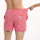 Stars and Stripes Embroidered in Red - Men's 5" Party Starter Shorts Party Starter Short PARTY PANTS 