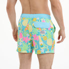 Vacay Vibes in Light Blue - Men's 5" Happy Hour Swim Trunks PARTY PANTS PARTY PANTS 