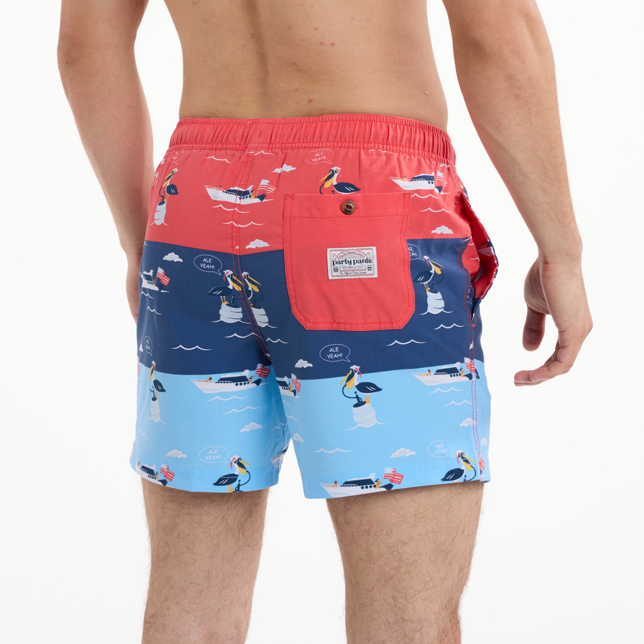 Ale Yeah in Multi -Men's 5" Party Starter Shorts Party Starter Short PARTY PANTS 