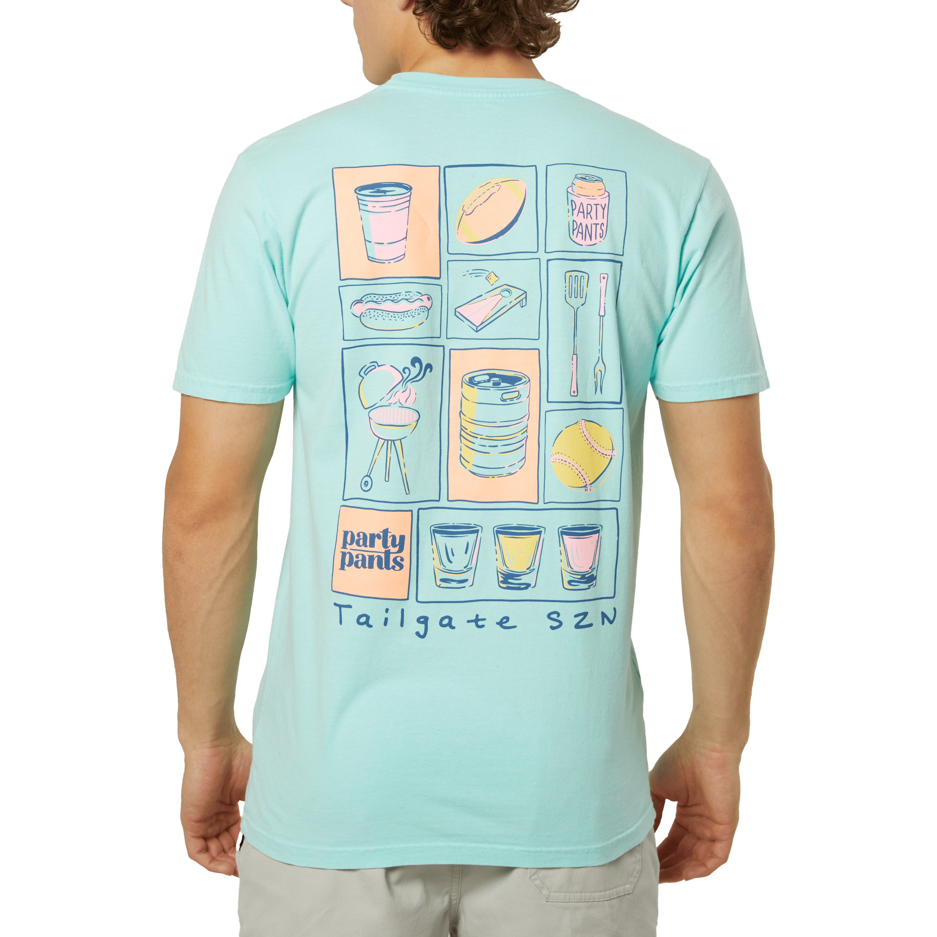 Tailagate Season Chalky Mint T-Shirt Tees PARTY PANTS 