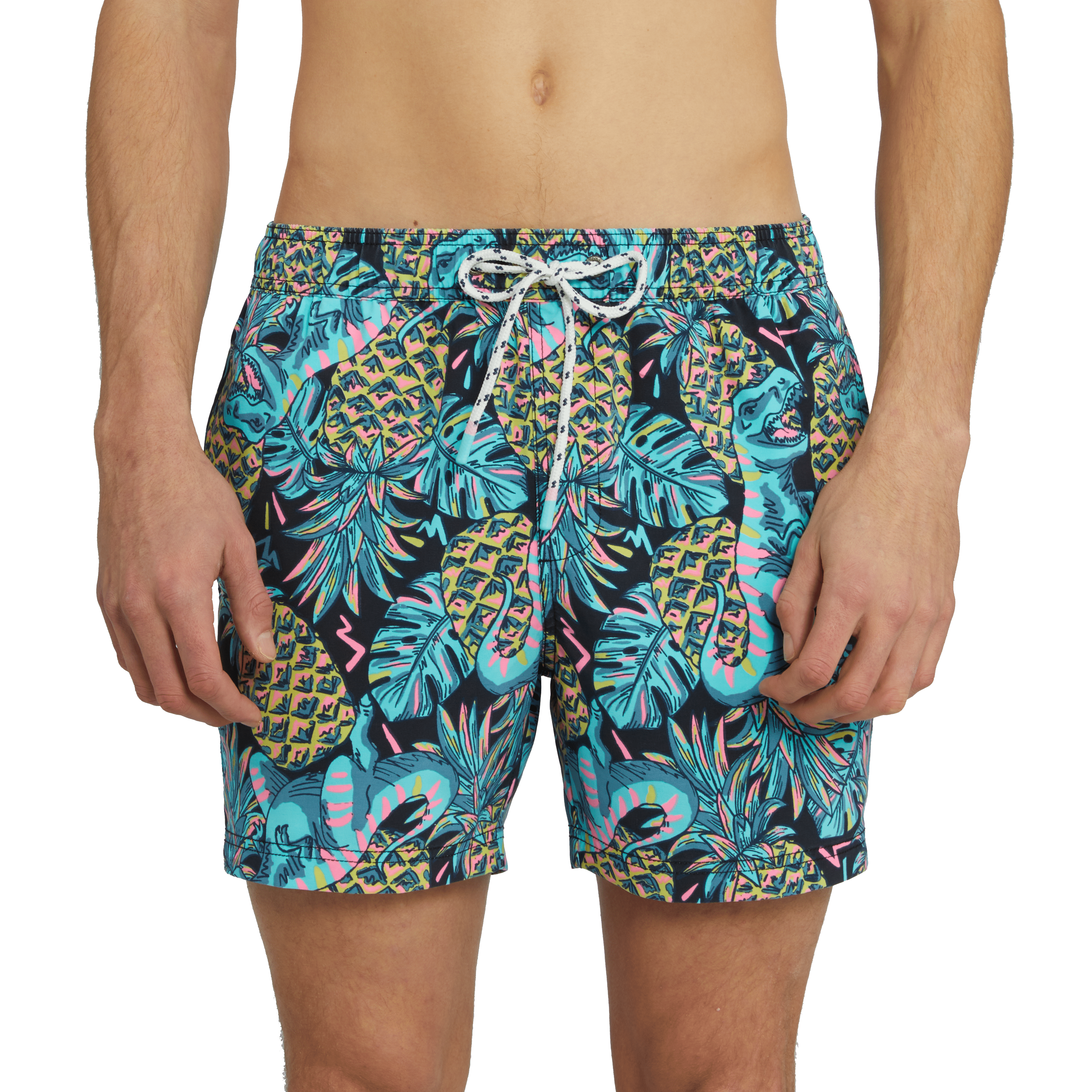 PRIMAL PINES PARTY STARTER SHORT - BLACK PARTY STARTER SHORTS PARTY PANTS 