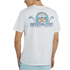 DRINKS ON THE LINKS T-SHIRT - WHITE TEE PARTY PANTS 