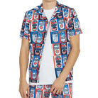 CHUG CLUB PERFORMANCE CABANA SHIRT - NAVY PERFORMANCE WOVEN PARTY PANTS 