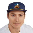 SHRED EAGLE NYLON HAT - NAVY HATS PARTY PANTS 