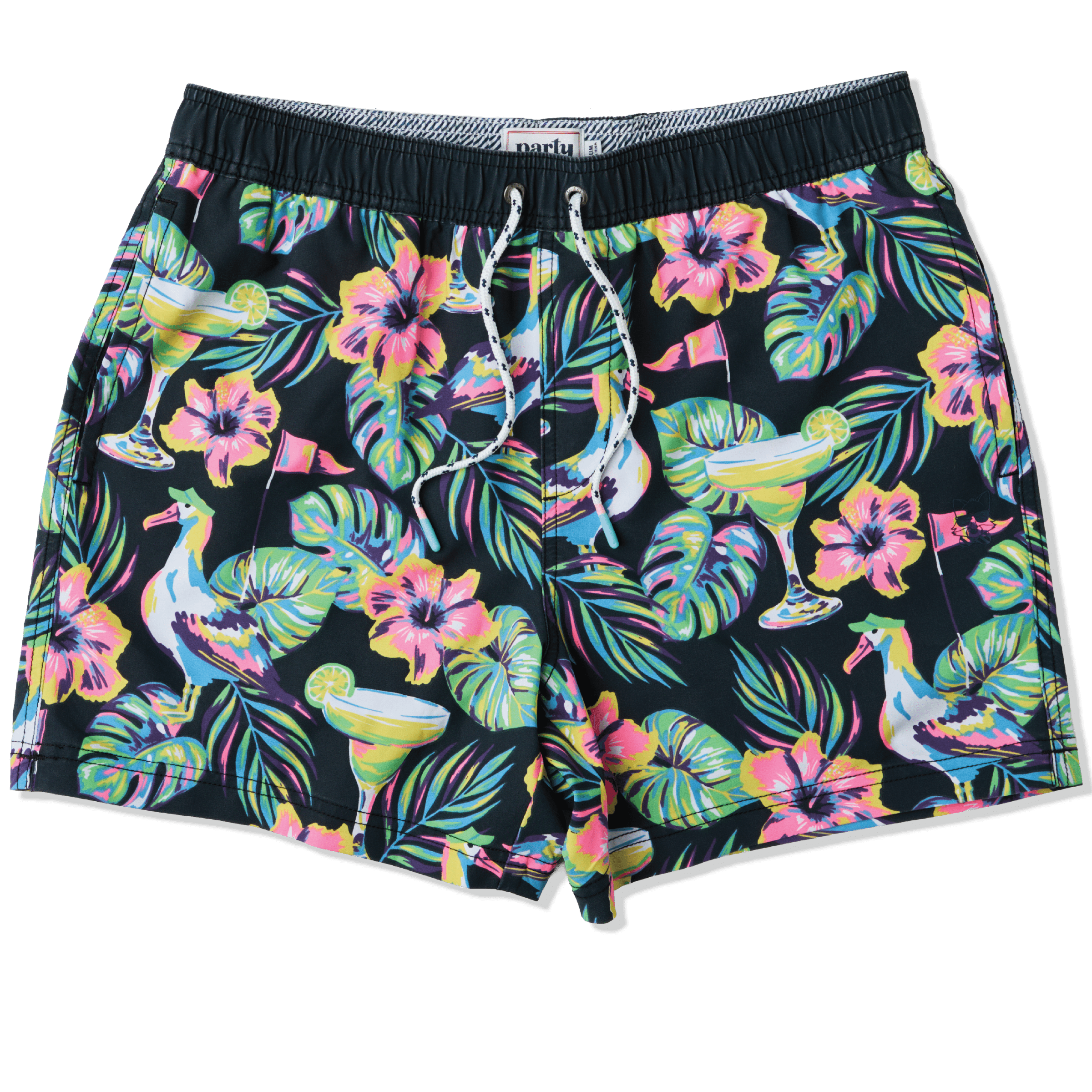 Tross Up in Black - Men's 5" Party Starter Shorts PARTY STARTER SHORT PARTY PANTS 