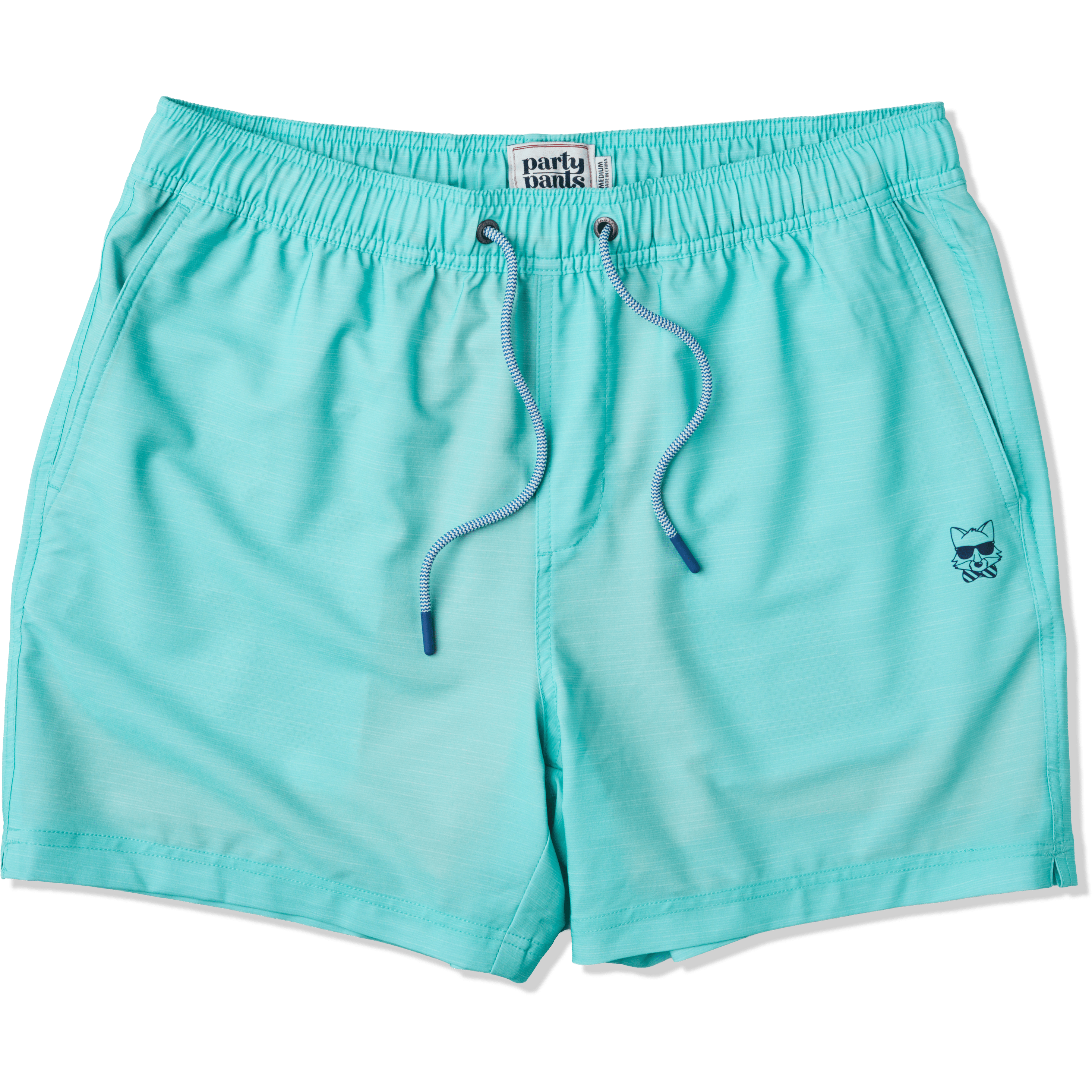 Solid Mint Green - Men's 5" Happy Hour Swim Trunks PARTY STARTER SHORT PARTY PANTS 