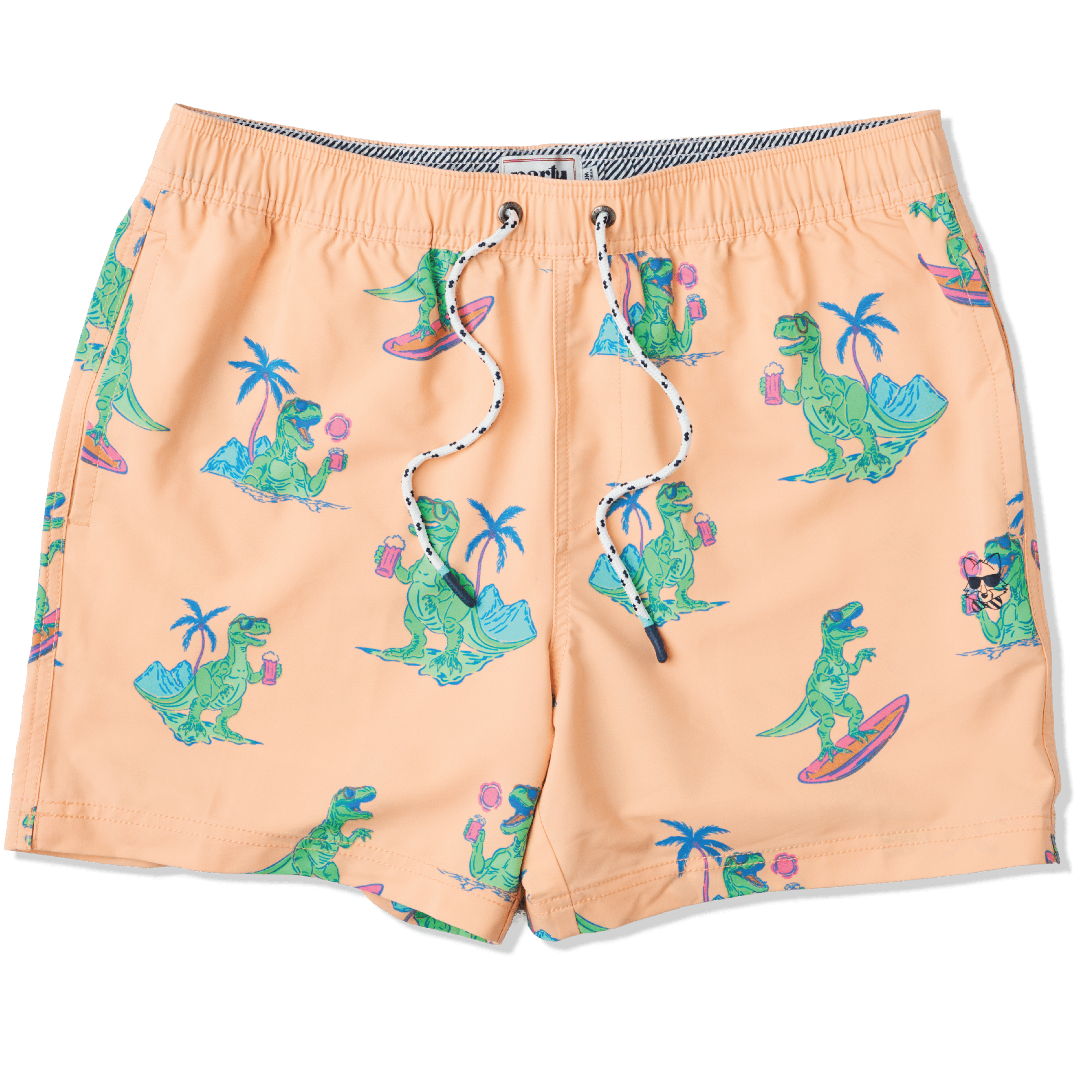 Rad-I-Cool in Coral - Men's 5" Party Starter Shorts PARTY STARTER SHORT PARTY PANTS 