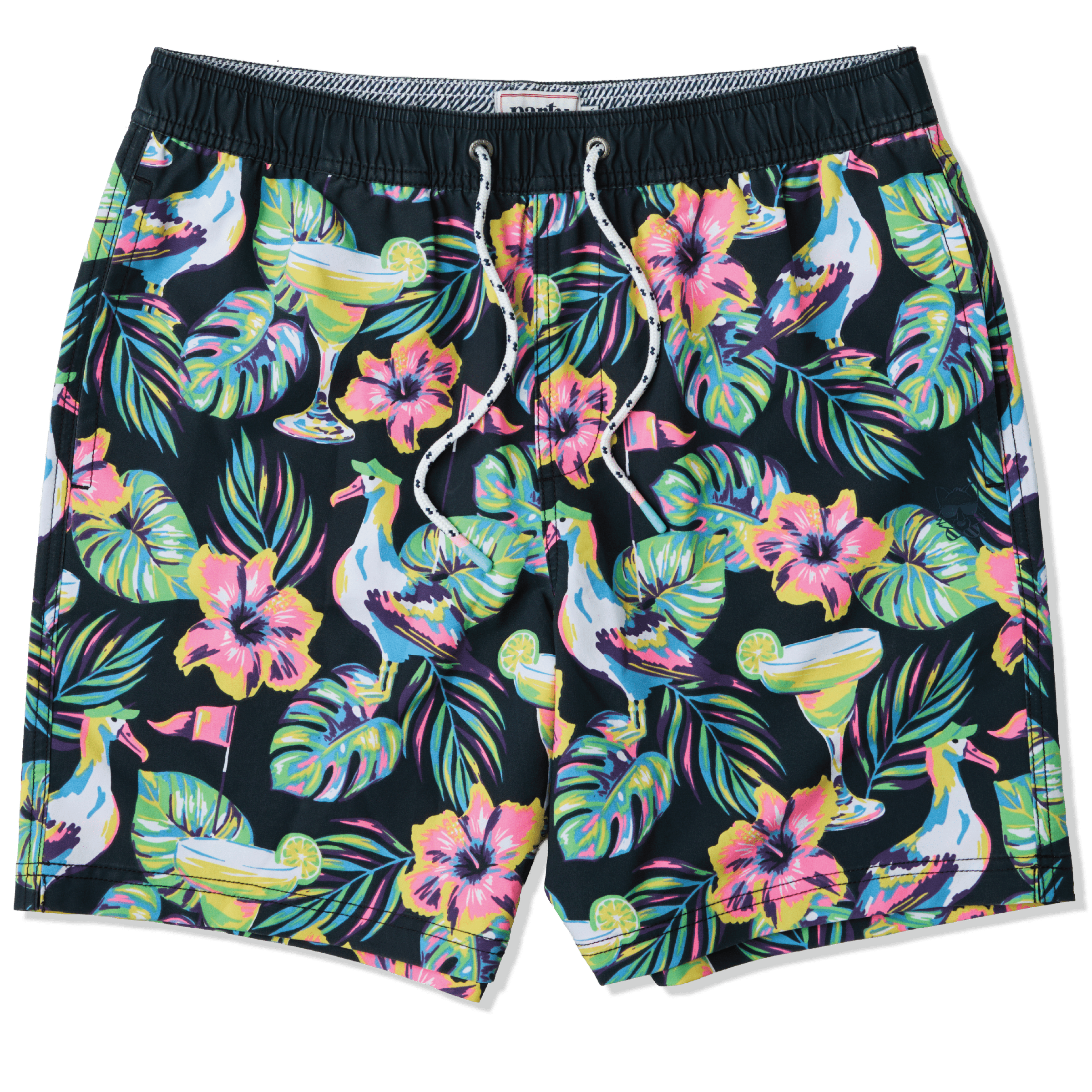 Tross Up in Black - Men's 7" Party Starter Shorts PARTY STARTER SHORT PARTY PANTS 