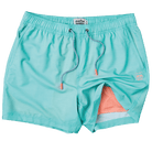 Solid Mint Green - Men's 7" Happy Hour Swim Trunks HAPPY HOUR SHORT PARTY PANTS 