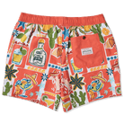 Drinko De Mayo in Red - Men's 5" Party Starter Shorts Party Starter Short PARTY PANTS 