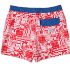 Pourth of July in Cream - Men's 5" Happy Hour Swim Trunks Happy Hour Short PARTY PANTS 