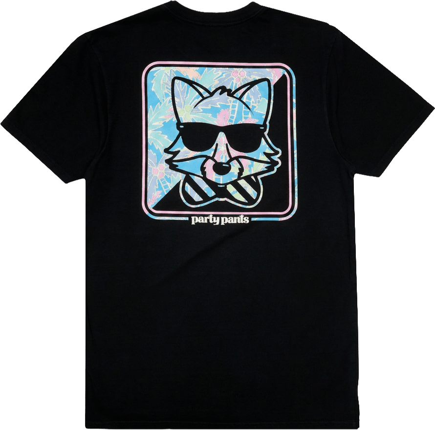 Animal SQ Black T-Shirt TEES PARTY PANTS 