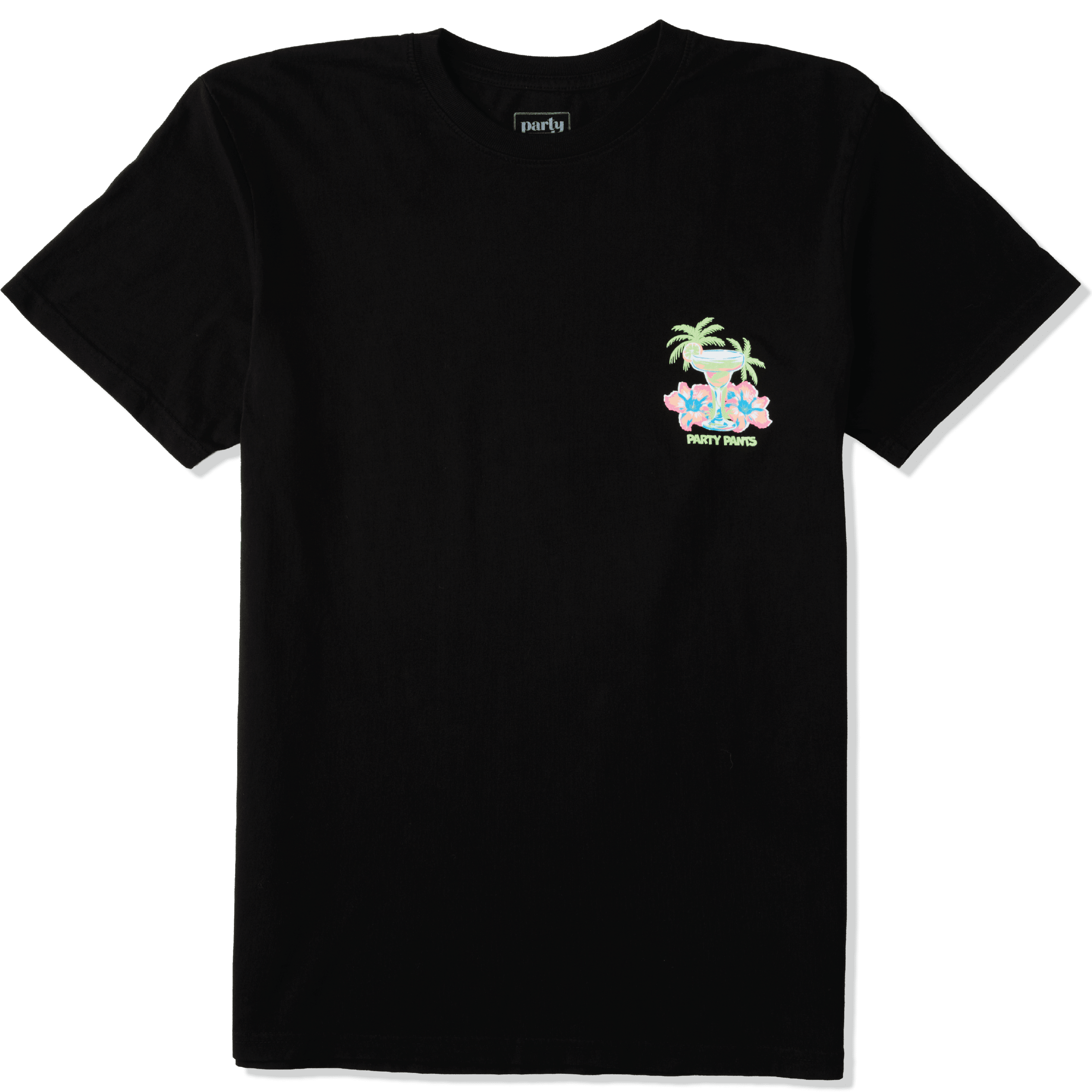 Par-Tee Time Black T-Shirt TEES PARTY PANTS 