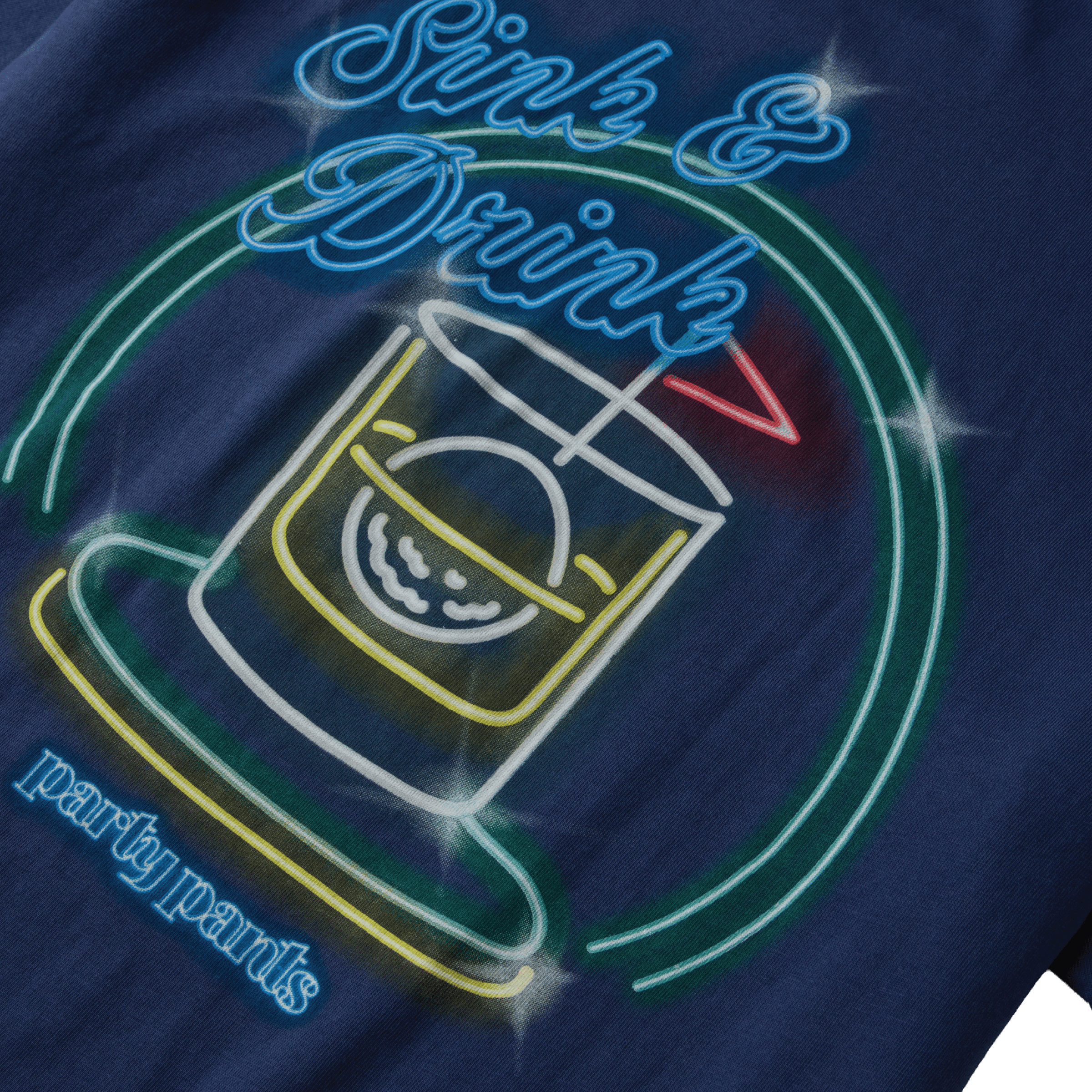Sink N Drink Navy Blue T-Shirt TEES PARTY PANTS 