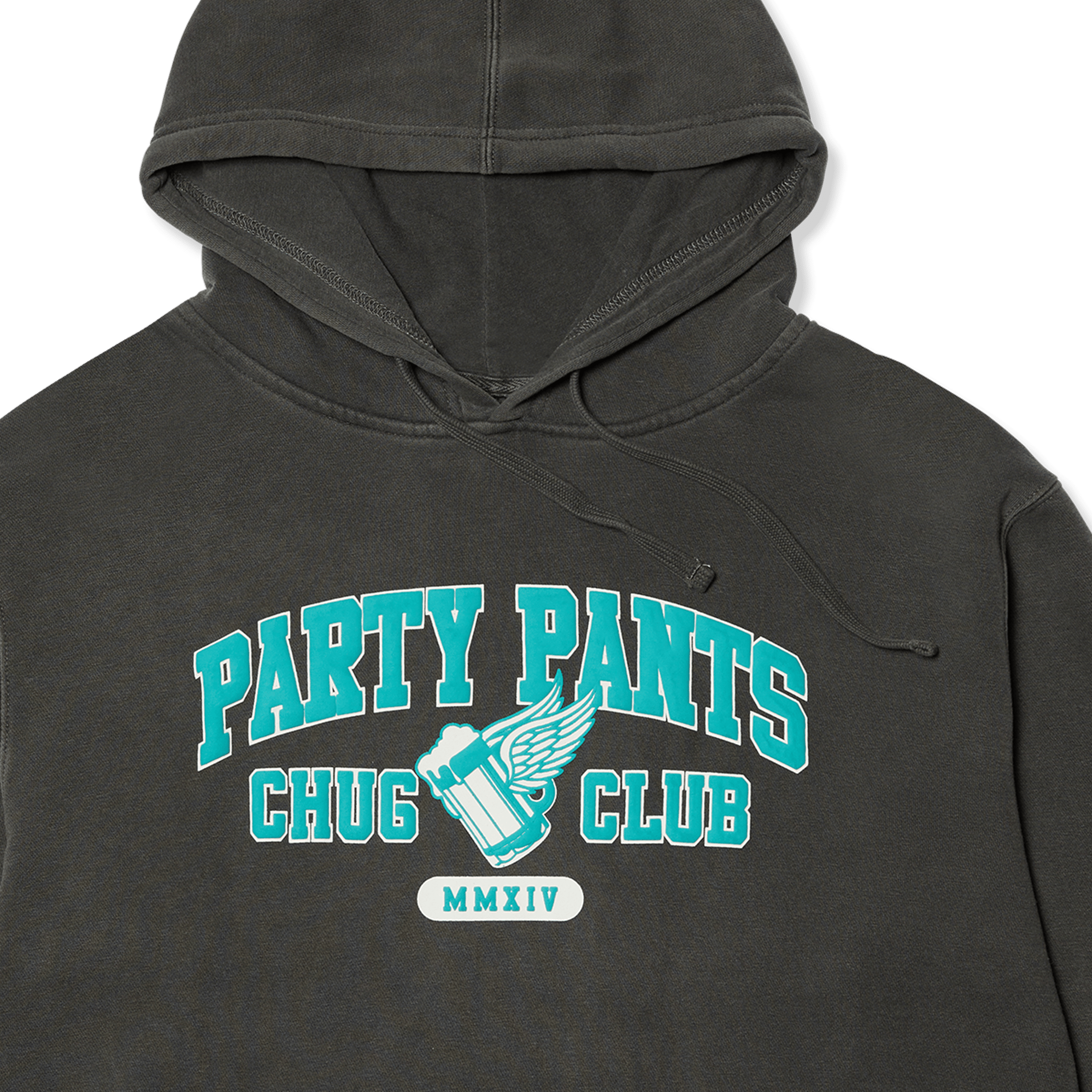 PLEDGE HOODIE - WASHED BLACK HOODIE PARTY PANTS 