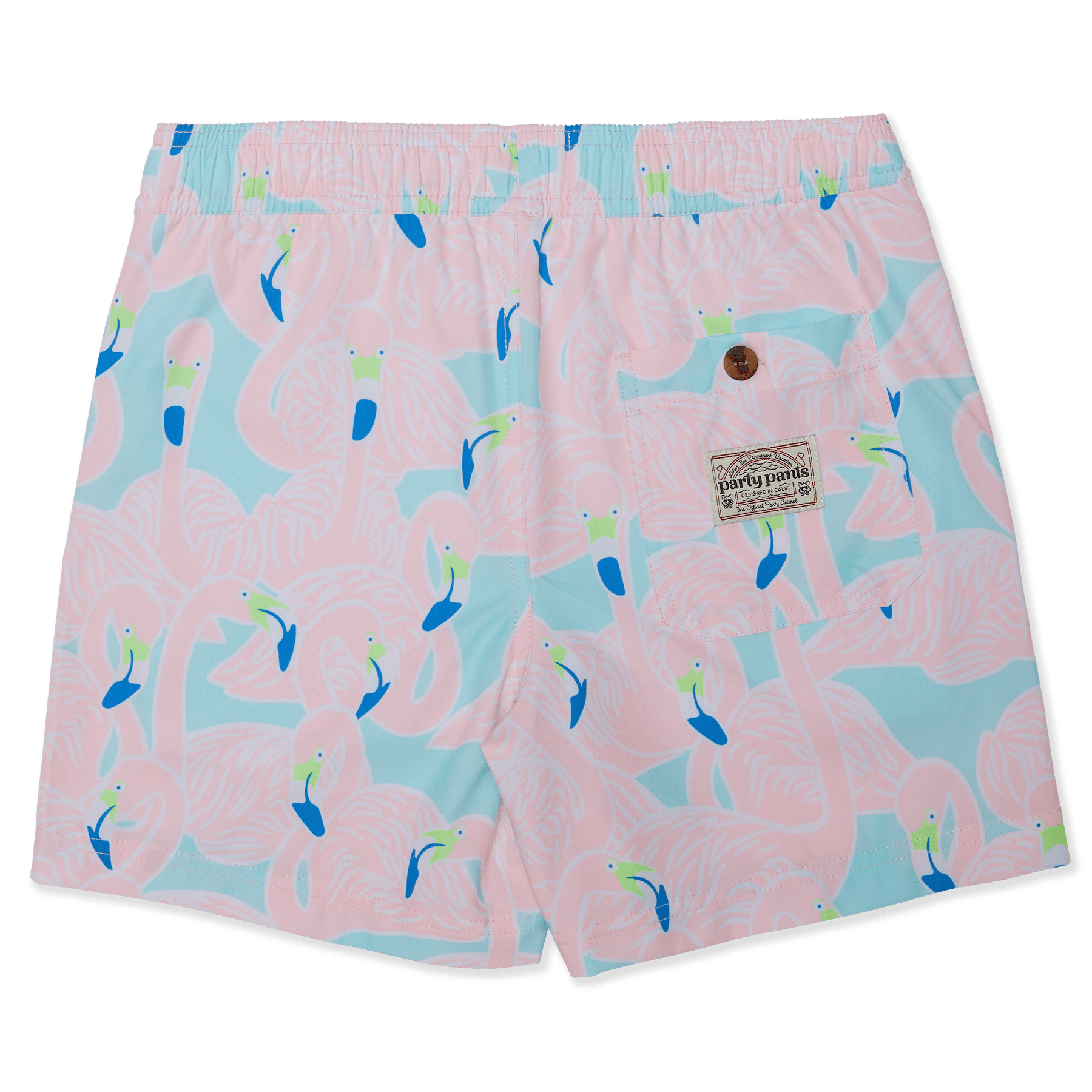 Flockin Aye Mint Green Boys Swim BOYS PARTY SHORT PARTY PANTS 