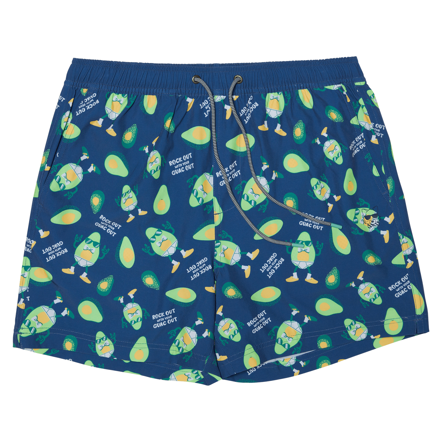 5" Guacs Out Navy Blue Happy Hour Short HAPPY HOUR SHORT PARTY PANTS 