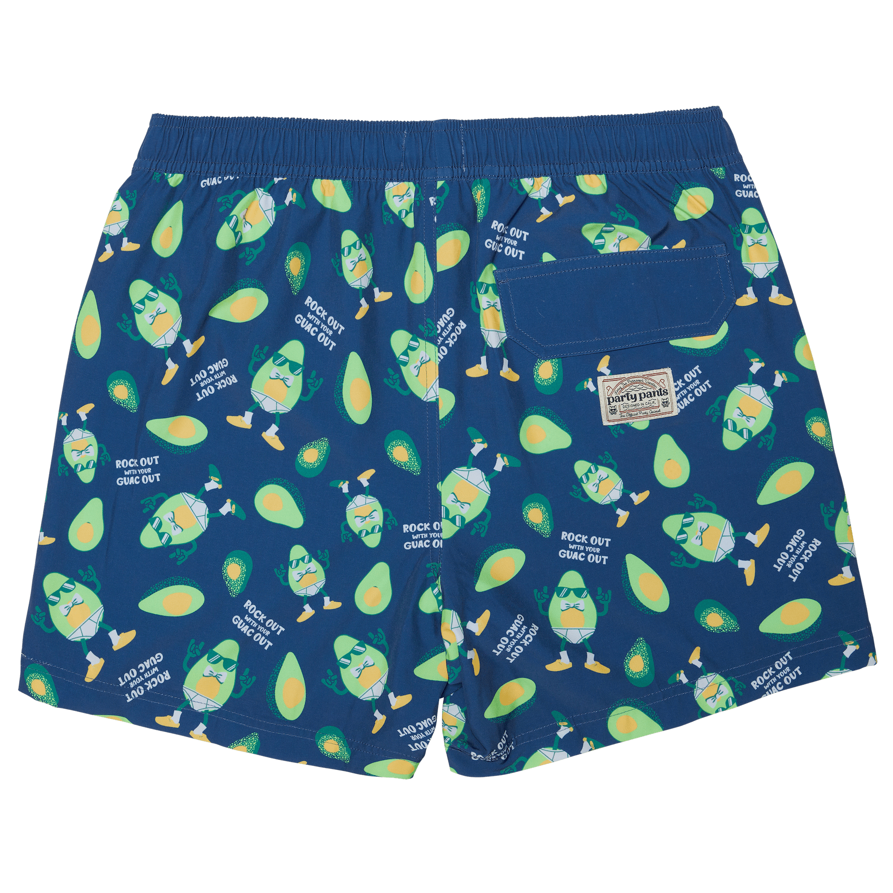 5" Guacs Out Navy Blue Happy Hour Short HAPPY HOUR SHORT PARTY PANTS 