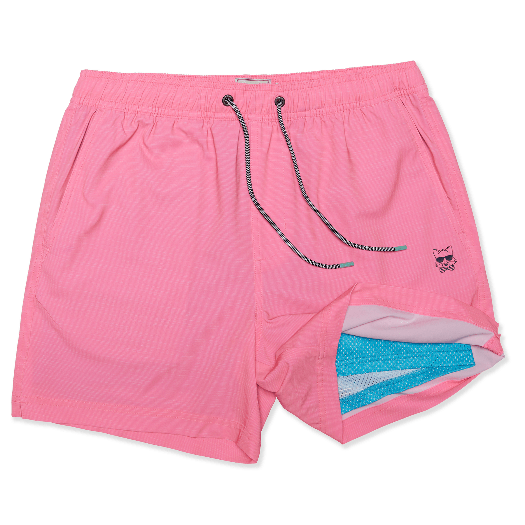 7" Solid Neon Pink Happy Hour Short HAPPY HOUR SHORT PARTY PANTS 