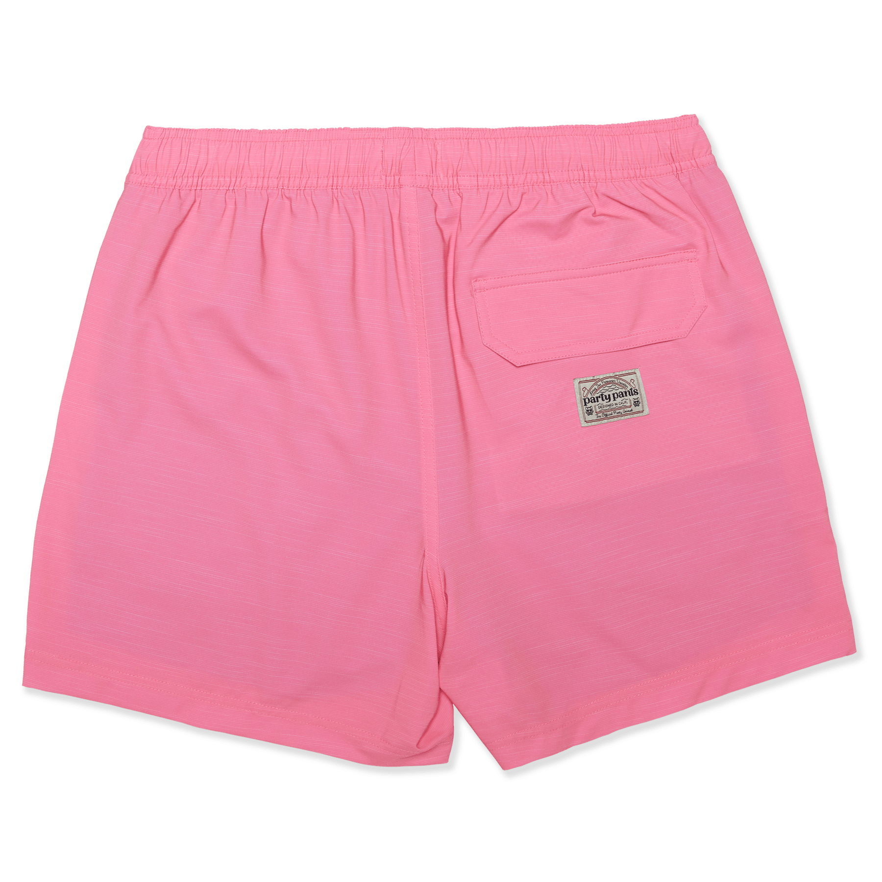 5" Solid Pink Happy Hour Short HAPPY HOUR SHORT PARTY PANTS 