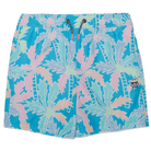Busy Palms Cyan Boys Swim BOYS PARTY SHORT PARTY PANTS 