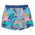 5" W-T-Floral Light Blue Party Starter Short PARTY STARTER SHORT PARTY PANTS 