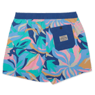 5" W-T-Floral Light Blue Party Starter Short PARTY STARTER SHORT PARTY PANTS 