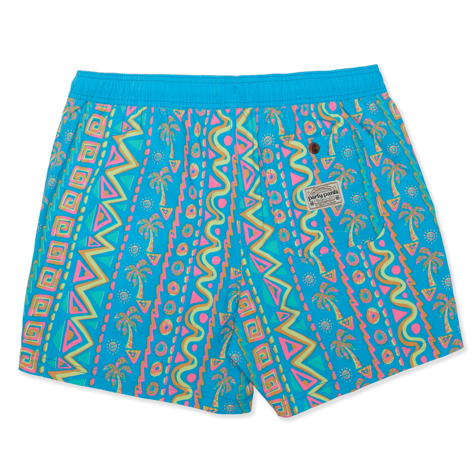 5" Festival Cyan Party Starter Short PARTY STARTER SHORT PARTY PANTS 