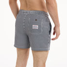 Seersucker in Black - Men's Lined 5" Party Starter Shorts PARTY STARTER SHORT PARTY PANTS 