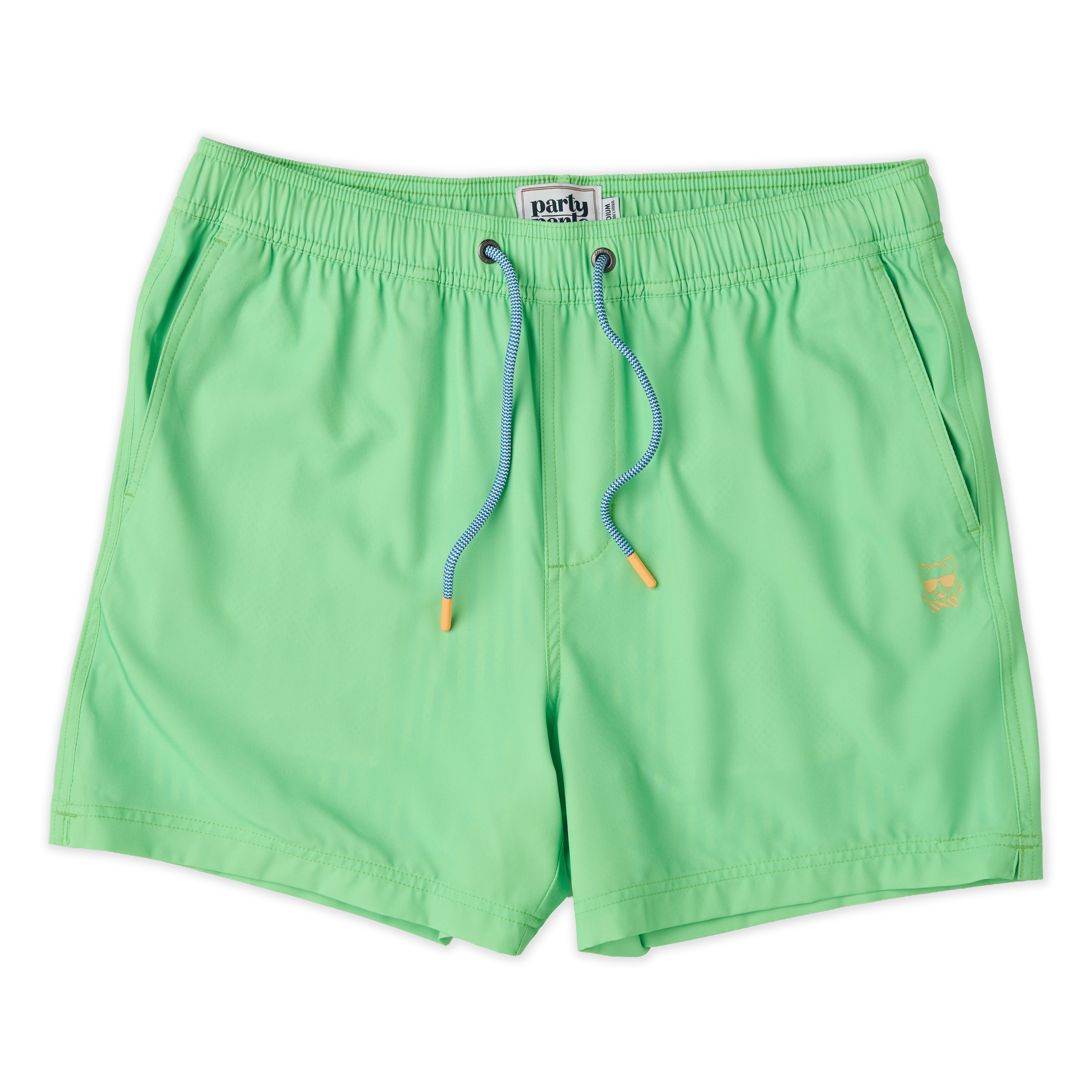 Men's 5 Inch Lined Short - Sharka Magic Lime | Happy Hour Happy Hour Short PARTY PANTS 