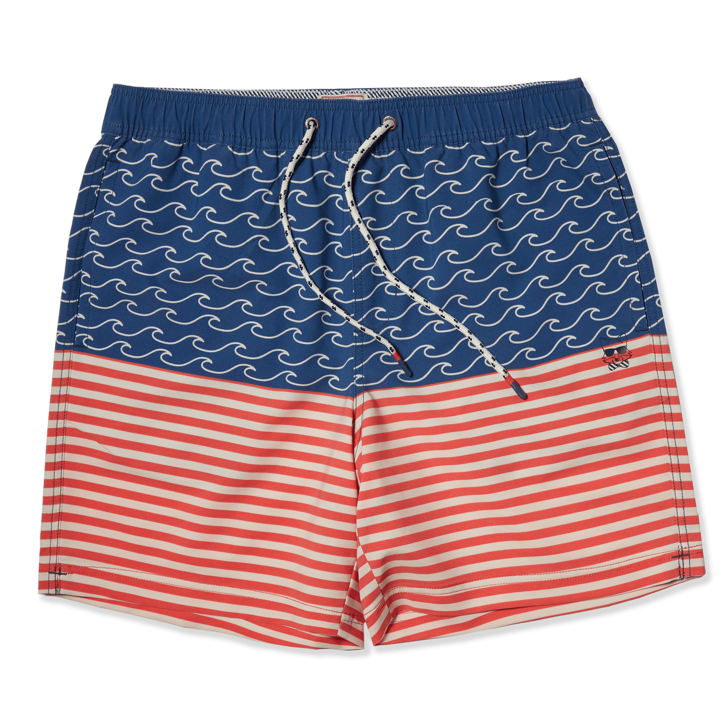 Men's 5 Inch Unlined Short - Finner Red| Party Starter Party Starter Short PARTY PANTS 