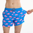 Moby Says What in Blue - Men's 5" Party Starter Shorts Party Starter Short PARTY PANTS 