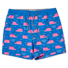 Men's 5 Inch Lined Short - Moby Says What Blue| Party Starter Party Starter Short PARTY PANTS 