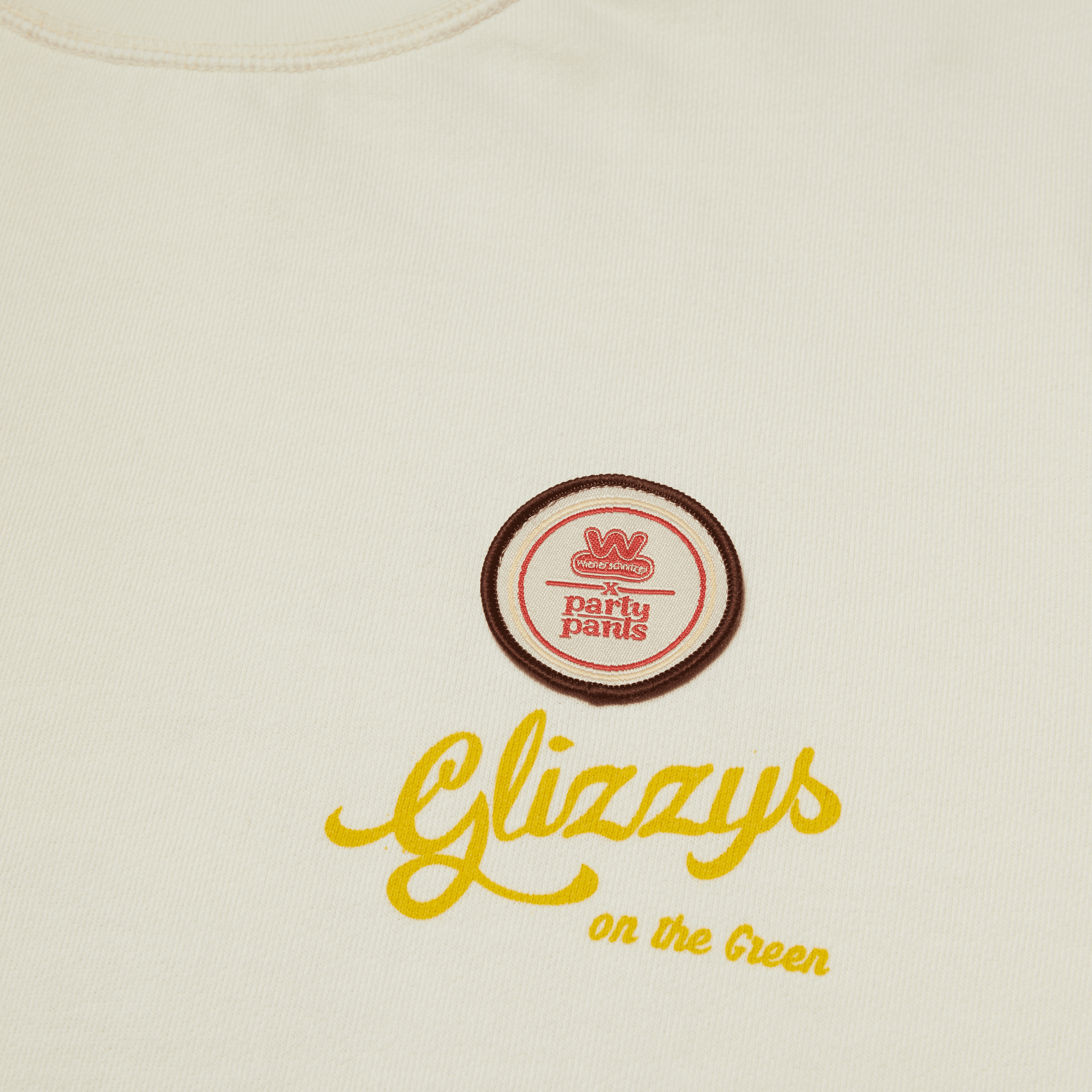 Glizzy On The Green Vintage White Crewneck Sweatshirt Fleece PARTY PANTS 