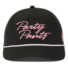 Party Script Black Nylon Dad Hat HATS PARTY PANTS 