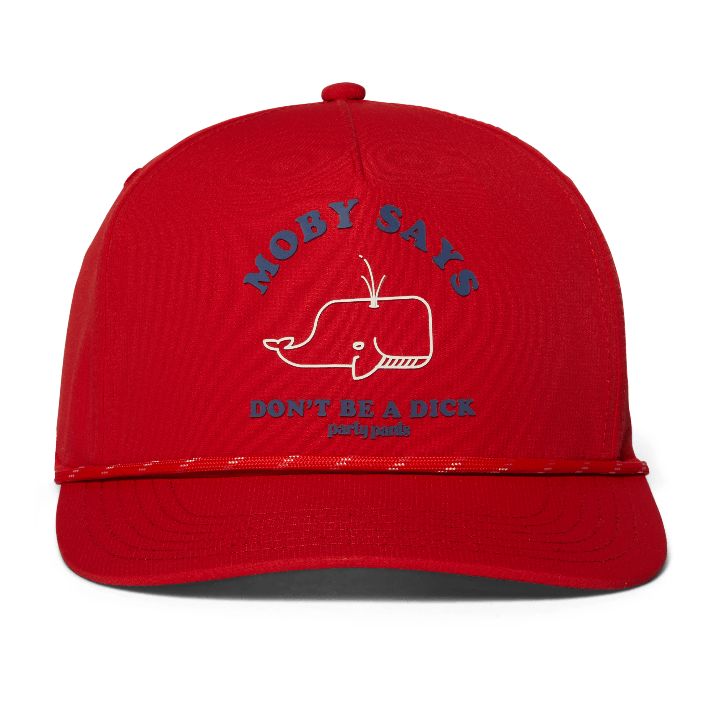 Moby Says Red Hat HATS PARTY PANTS 