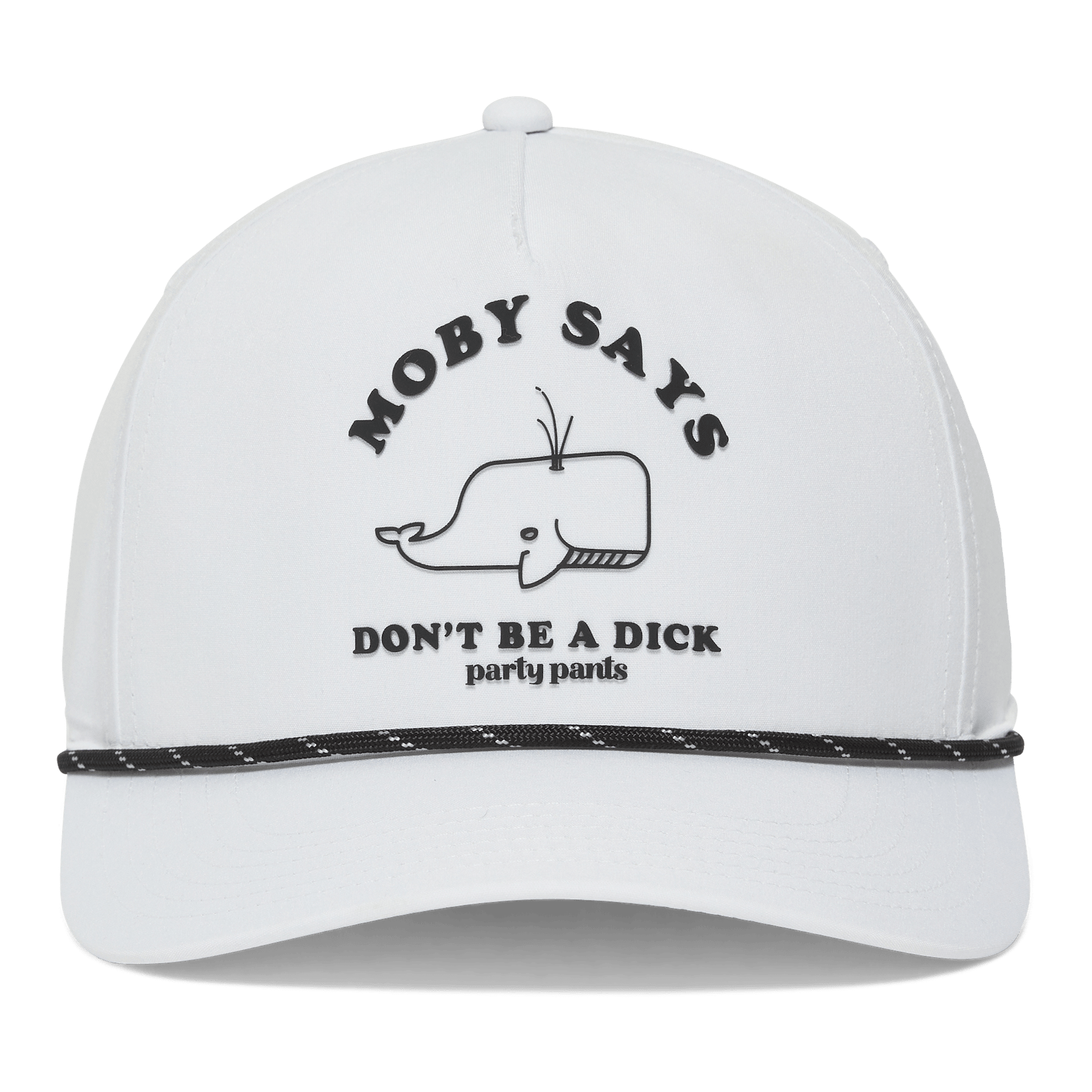 Moby Says White Hat HATS PARTY PANTS 