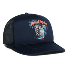 Men's Trucker Hat - 12oz of Freedom Navy Blue Hats PARTY PANTS 