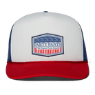 Men's Trucker Hat - Patriotic Red Blue Hats PARTY PANTS 