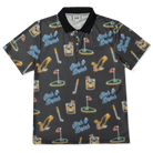 Sink N Drink Black Polo Shirt POLO PARTY PANTS 