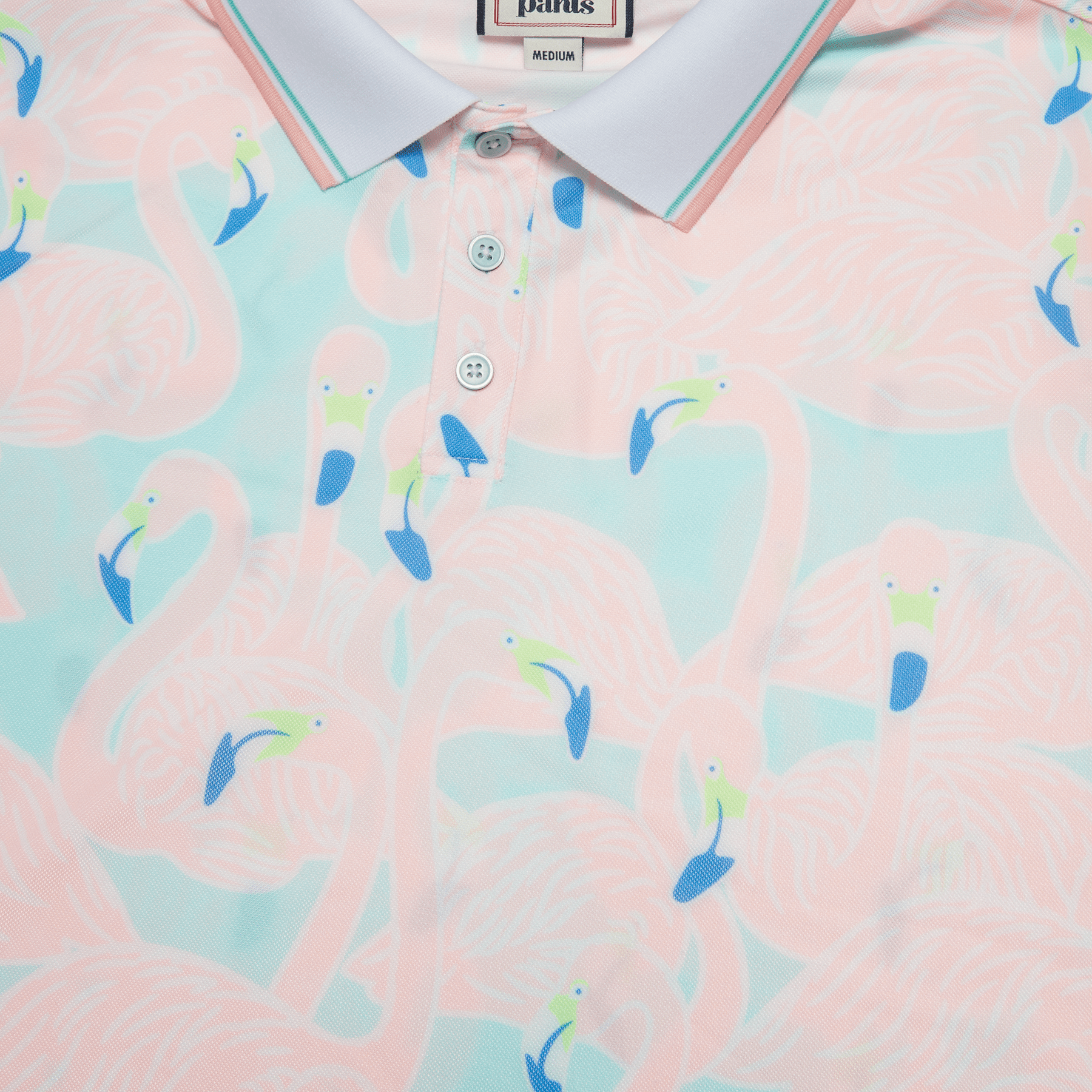 Buncha Mingos Mint Green Polo Shirt POLO PARTY PANTS 