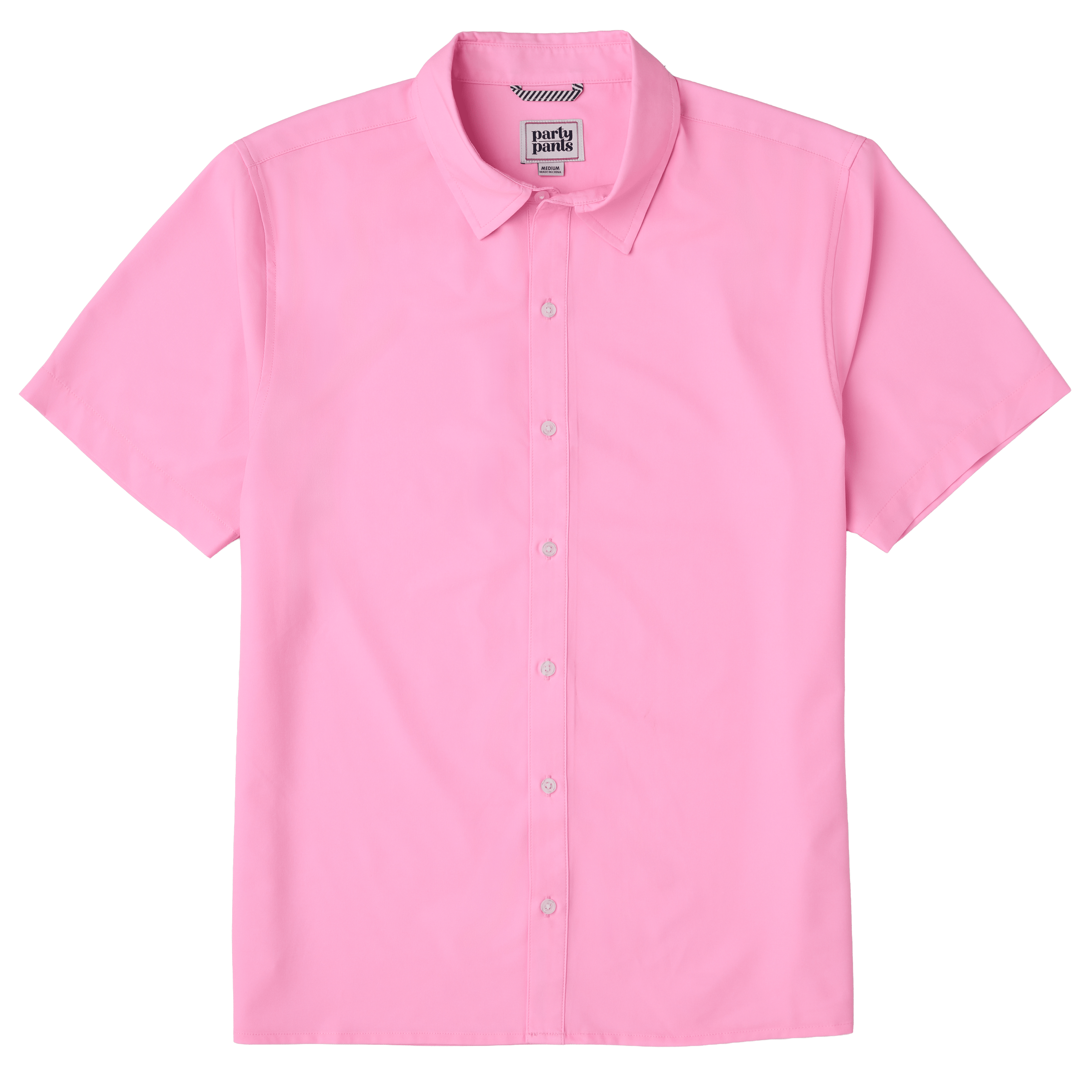 Men's Woven Shirt - Vice Magic Pink | Weekender Weekender Shirt PARTY PANTS 