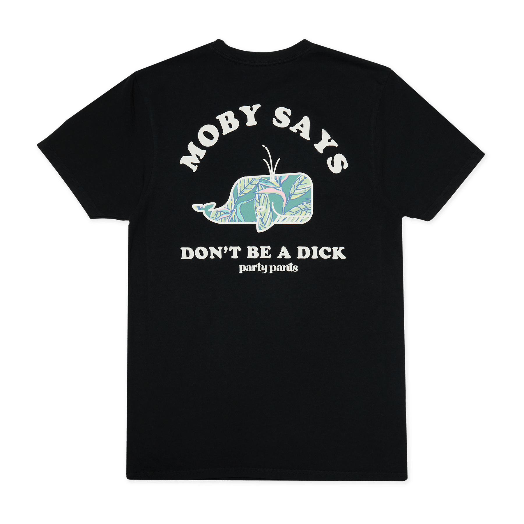 Mobys Fill Black T-Shirt TEES PARTY PANTS 