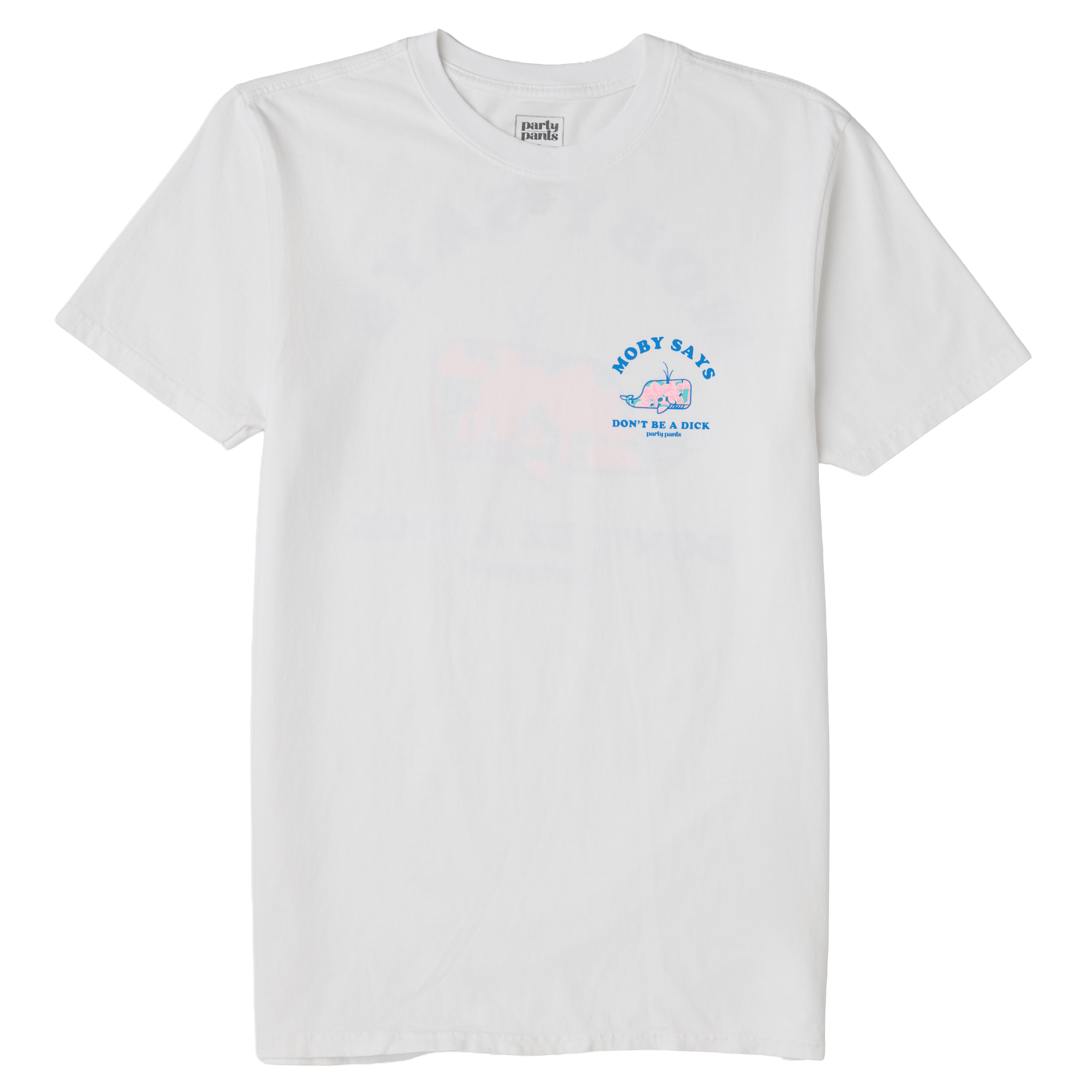 Mobys Fill White T-Shirt TEES PARTY PANTS 